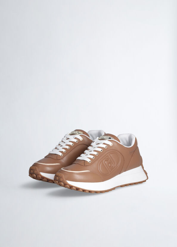 Liu Jo Sneakers in pelle Prezzo di fabbrica