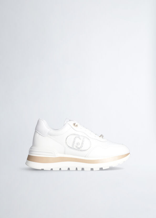 Liu Jo Sneakers bianche in pelle Offerta esclusiva