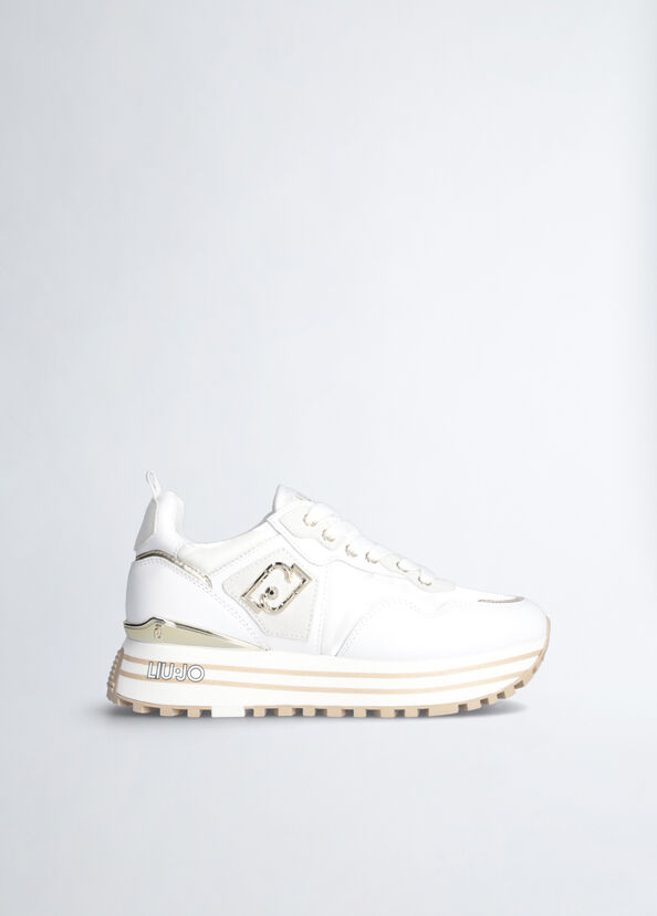 Liu Jo Sneakers platform in pelle e nylon Black Friday