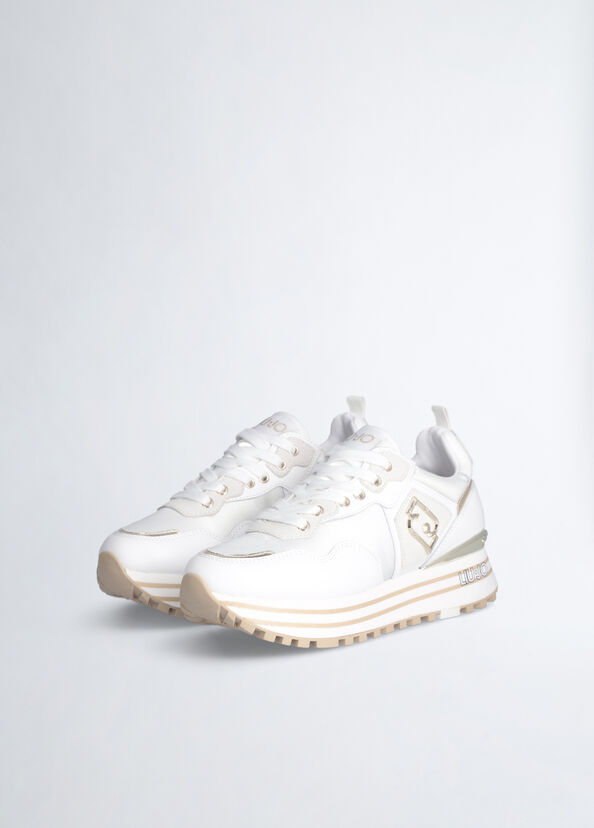 Liu Jo Sneakers platform in pelle e nylon Black Friday