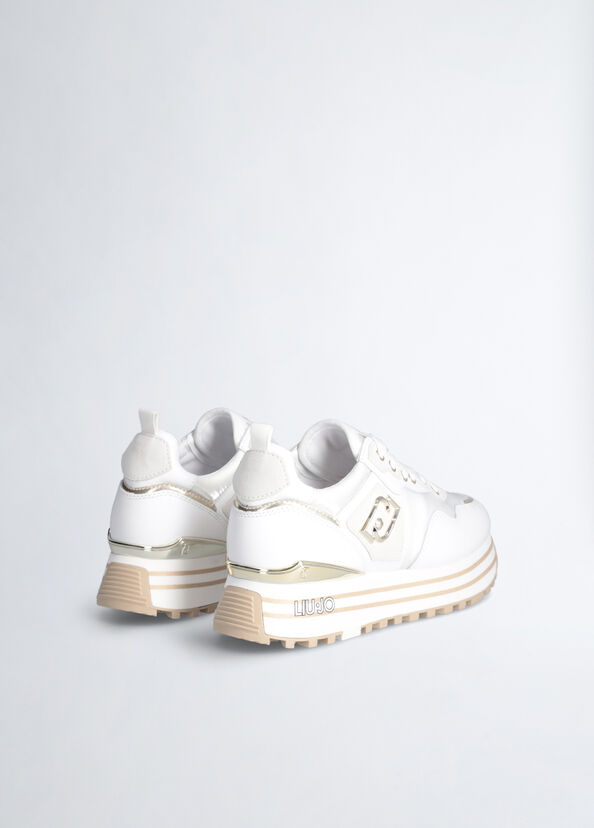 Liu Jo Sneakers platform in pelle e nylon Black Friday