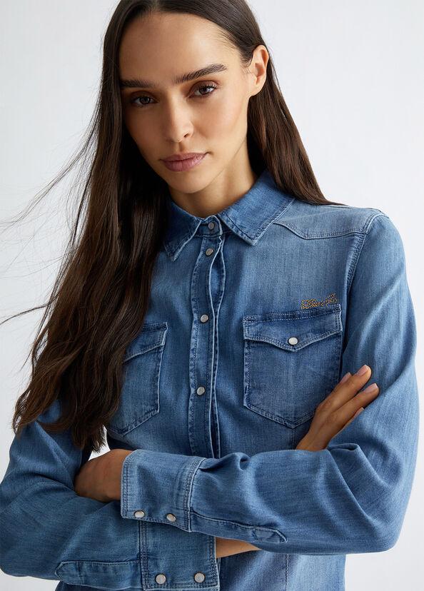 Liu Jo Camicia in denim Super Saving Price