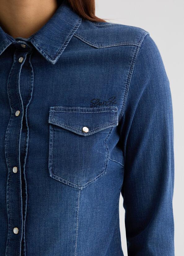 Liu Jo Camicia in denim Rilascio limitato