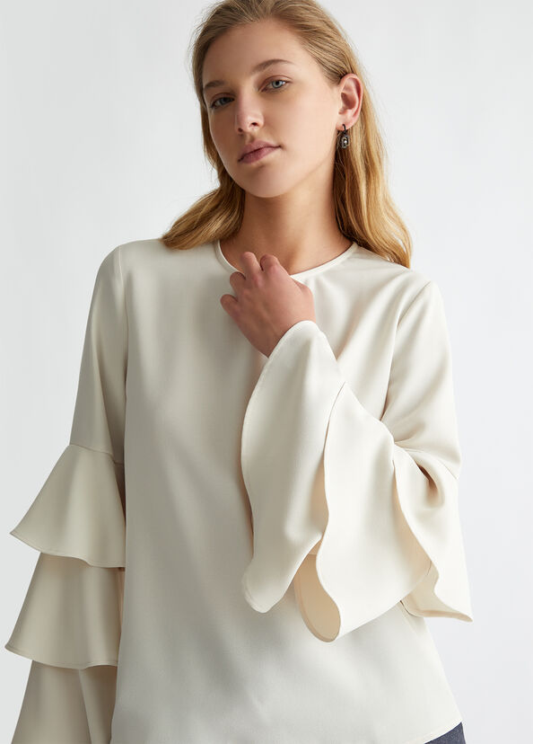 Liu Jo Blusa in crêpe stretch Latest stili