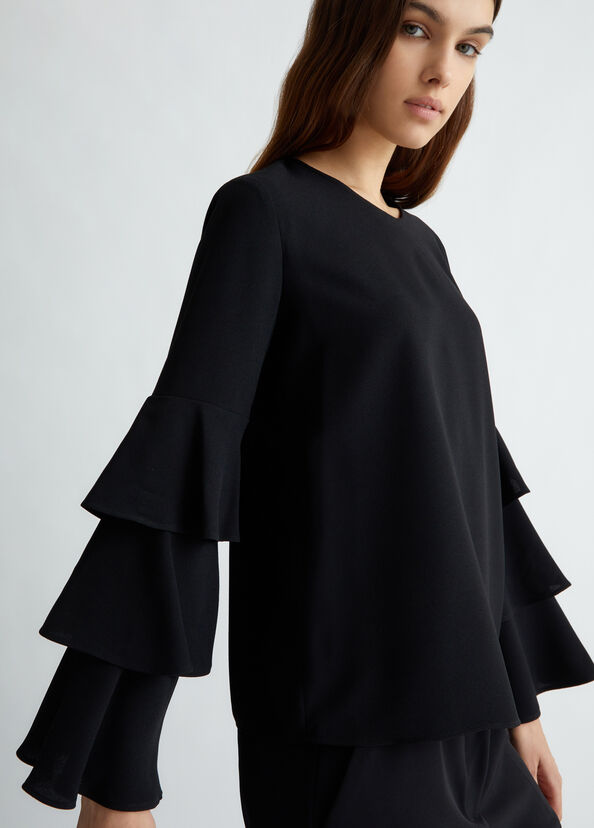 Liu Jo Blusa in crêpe stretch Fino al 50% di sconto
