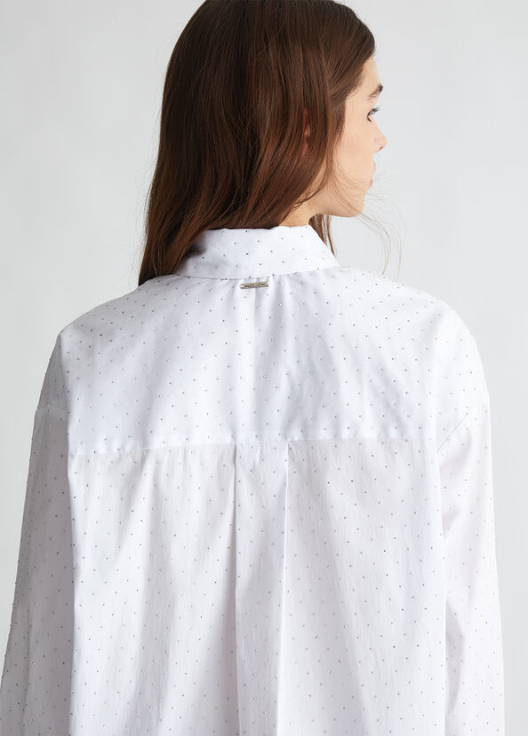 Liu Jo Camicia over con mini borchie Offerta speciale della fabbrica