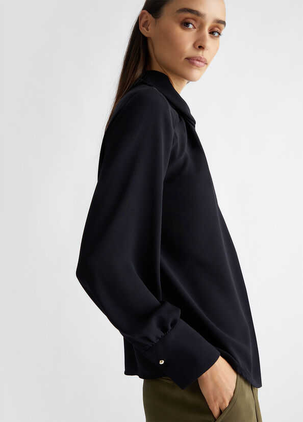 Liu Jo Blusa in crêpe Sostegno trimestrale