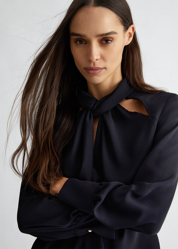 Liu Jo Blusa in crêpe Sostegno trimestrale