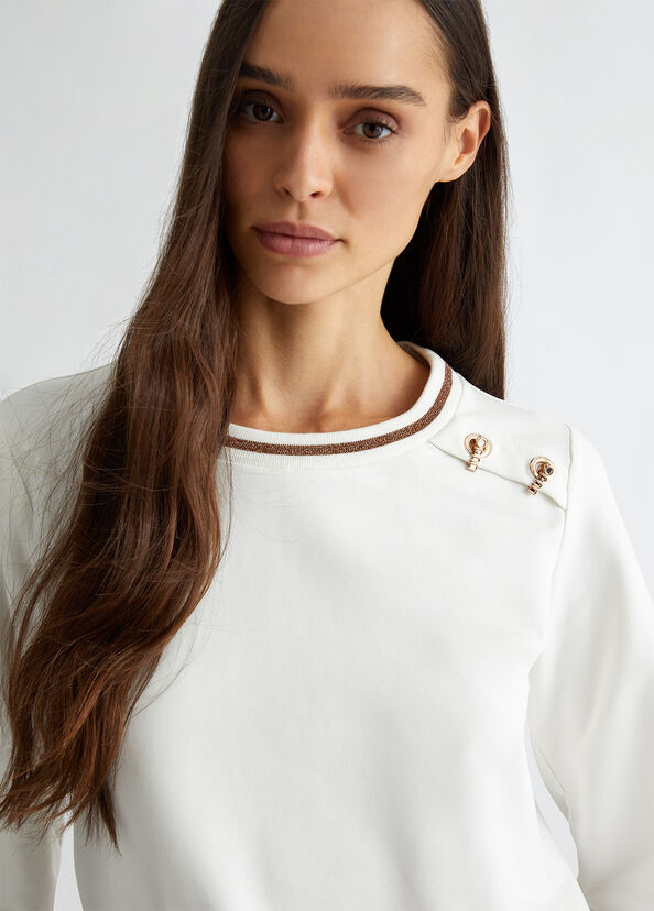 Liu Jo Felpa in cotone stretch Spedizione Gratuita