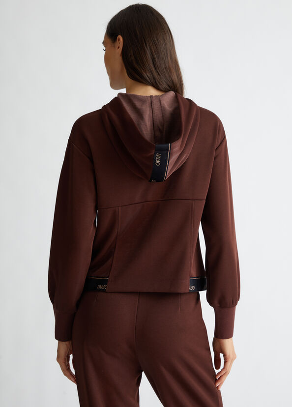 Liu Jo Felpa con cappuccio e zip Pezzi Unici