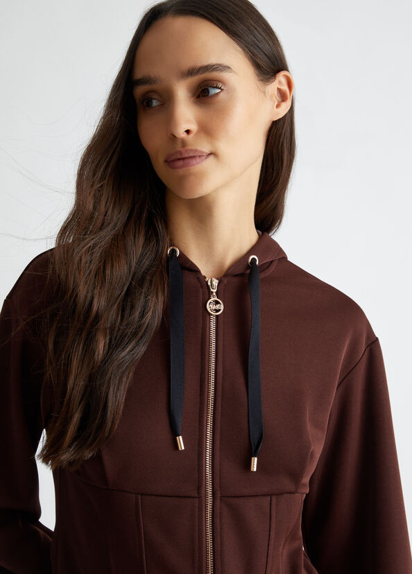 Liu Jo Felpa con cappuccio e zip Pezzi Unici
