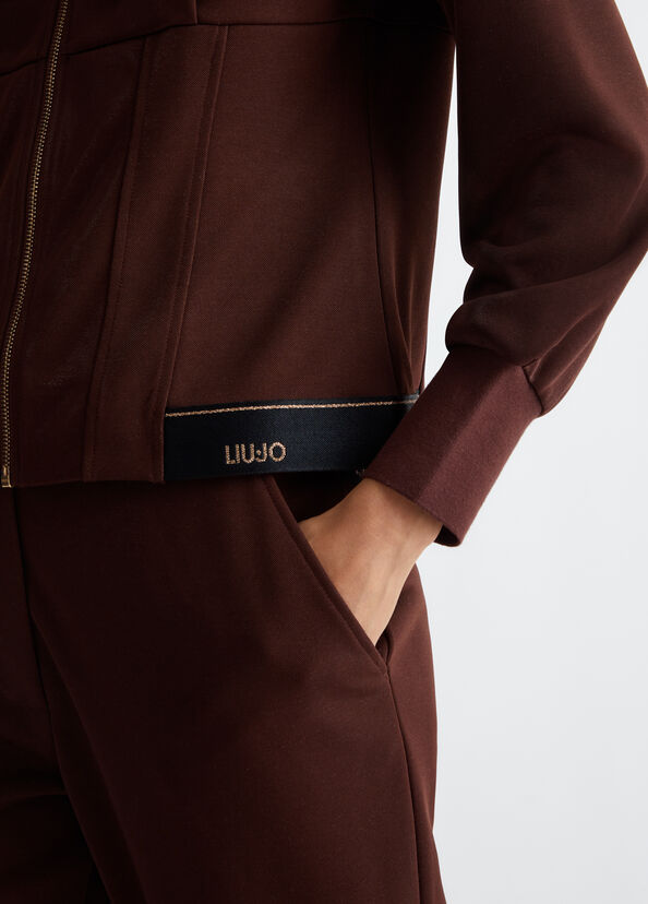 Liu Jo Felpa con cappuccio e zip Pezzi Unici