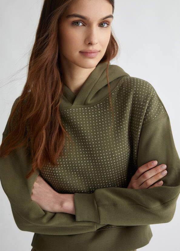 Liu Jo Felpa con strass Fino Al -60%