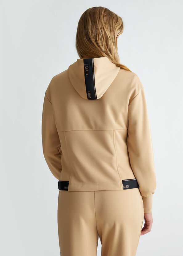 Liu Jo Felpa con cappuccio e zip Sottocosto