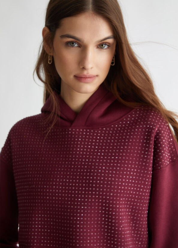 Liu Jo Felpa con strass Presa