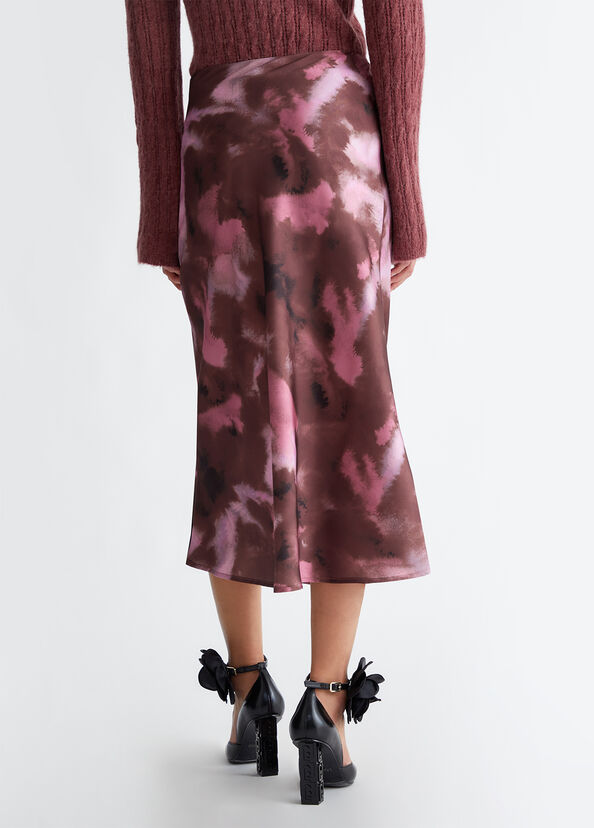 Liu Jo Gonna in twill stampato Negozio online di fabbrica