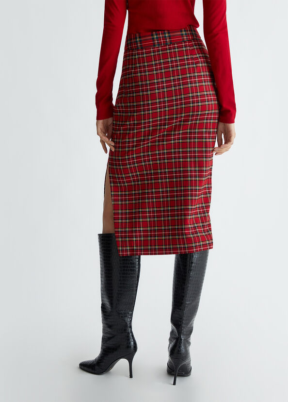Liu Jo Gonna longuette in tartan Fornitura limitata