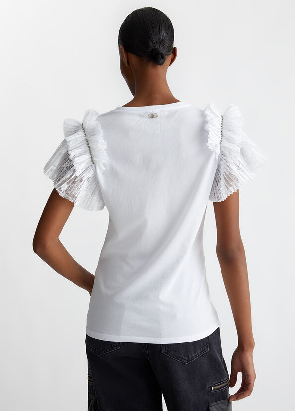 Liu Jo T-shirt con rouches Offerta migliore