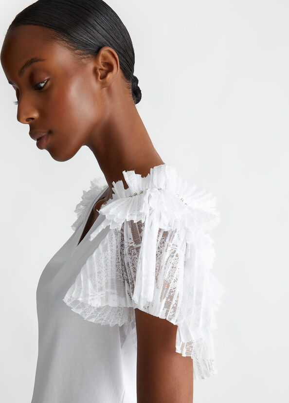 Liu Jo T-shirt con rouches Offerta migliore