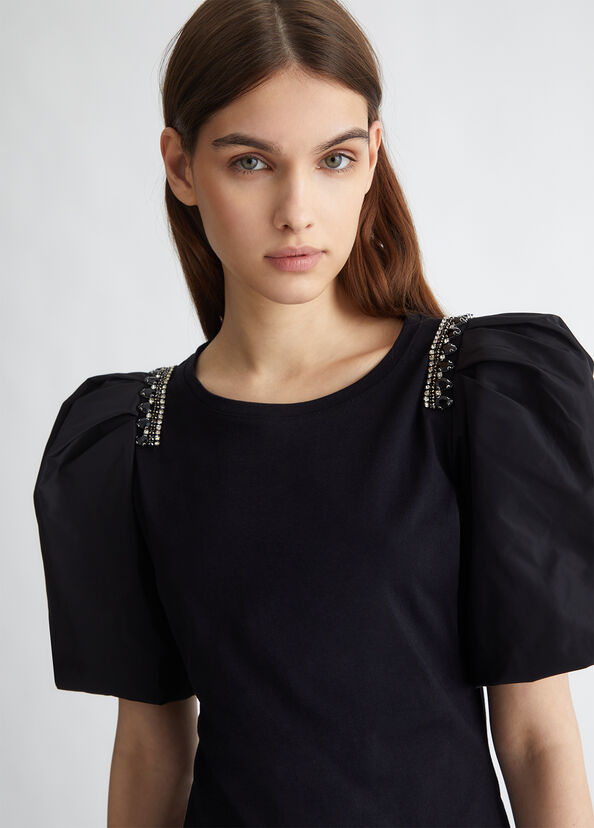Liu Jo T-shirt in jersey con strass Enormi risparmi
