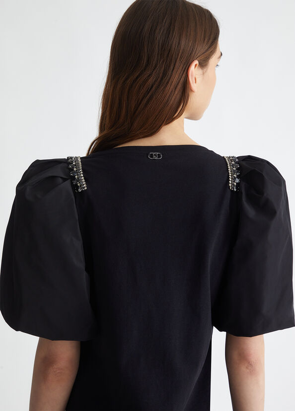 Liu Jo T-shirt in jersey con strass Enormi risparmi