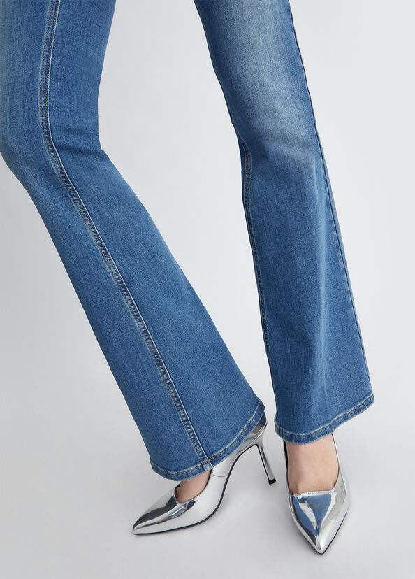 Liu Jo Jeans flare bottom up Fino al 55% di sconto