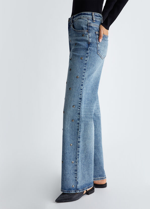 Liu Jo Jeans flare con borchie Discount Store per i nuovi prodotti