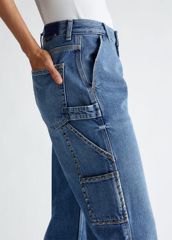 Liu Jo Jeans flare con borchie Enormi sconti