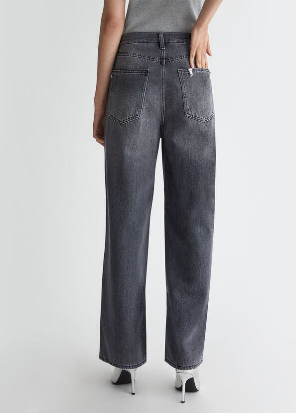 Liu Jo Jeans flare in cotone Trasporto libero internazionale