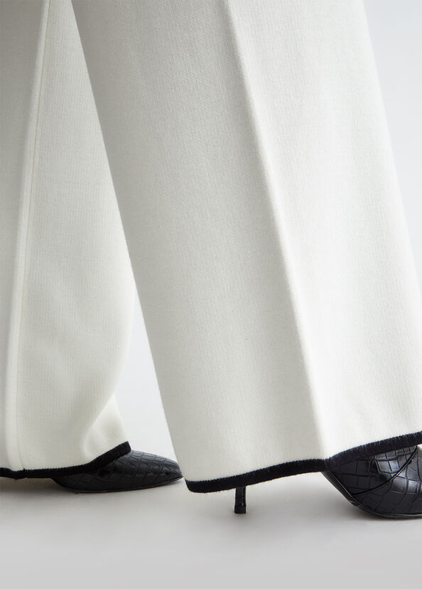 Liu Jo Pantaloni in maglia di misto seta Italy