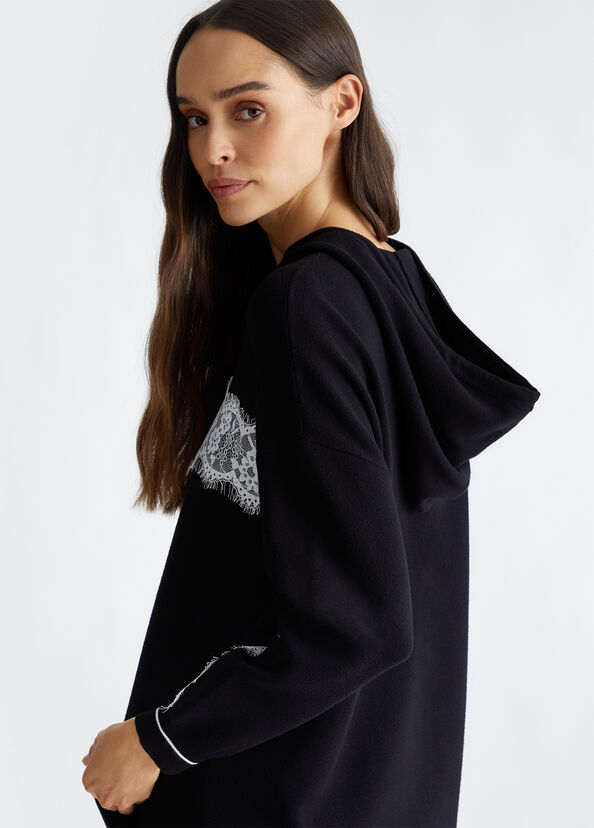 Liu Jo Maglia con cappuccio e logo Soddisfazione Garantita