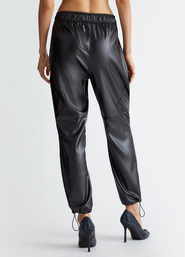 Liu Jo Pantaloni jogging in tessuto spalmato Negozi Online