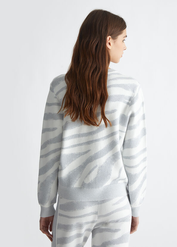 Liu Jo Maglia animalier jacquard Promozione Limitata