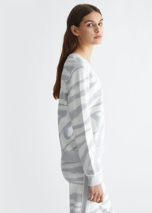 Liu Jo Maglia animalier jacquard Promozione Limitata