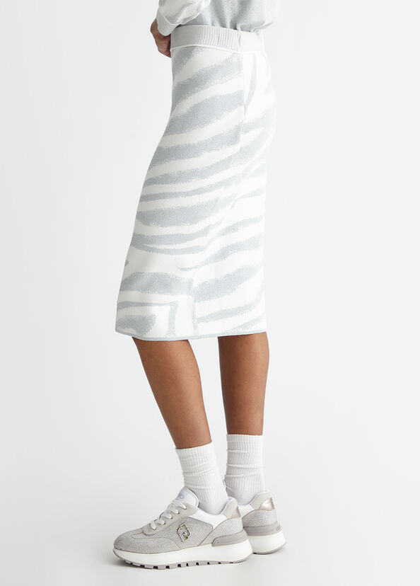 Liu Jo Gonna animalier in maglia Convenienza