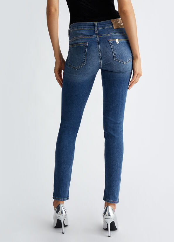 Liu Jo Jeans skinny bottom up In Vendita