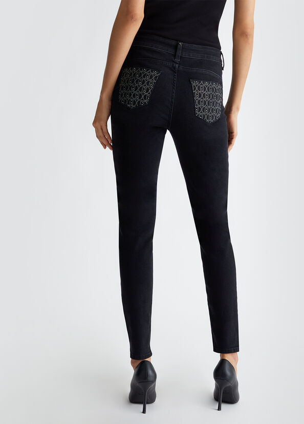 Liu Jo Jeans skinny bottom up Vendita Calda