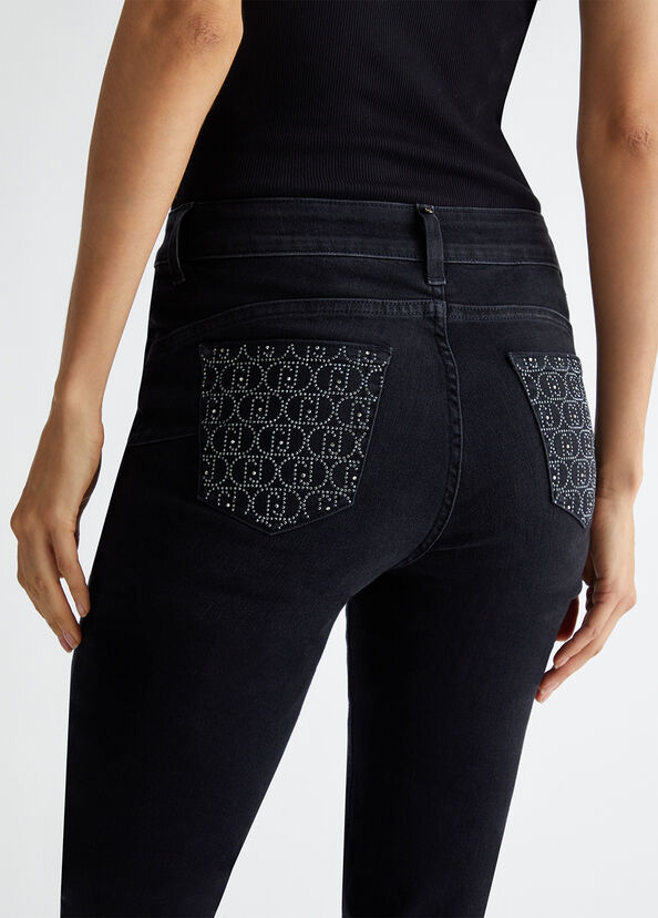 Liu Jo Jeans skinny bottom up Vendita Calda