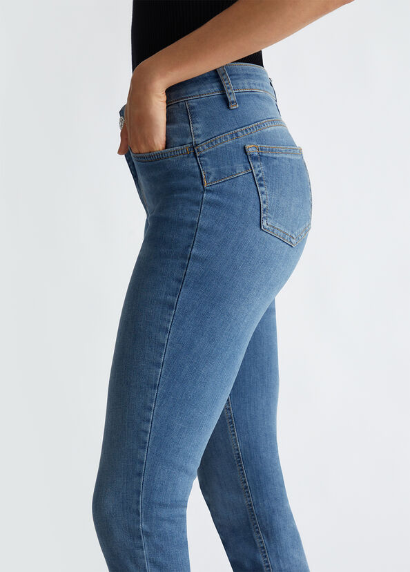 Liu Jo Jeans skinny bottom up a vita alta Vendite Flash
