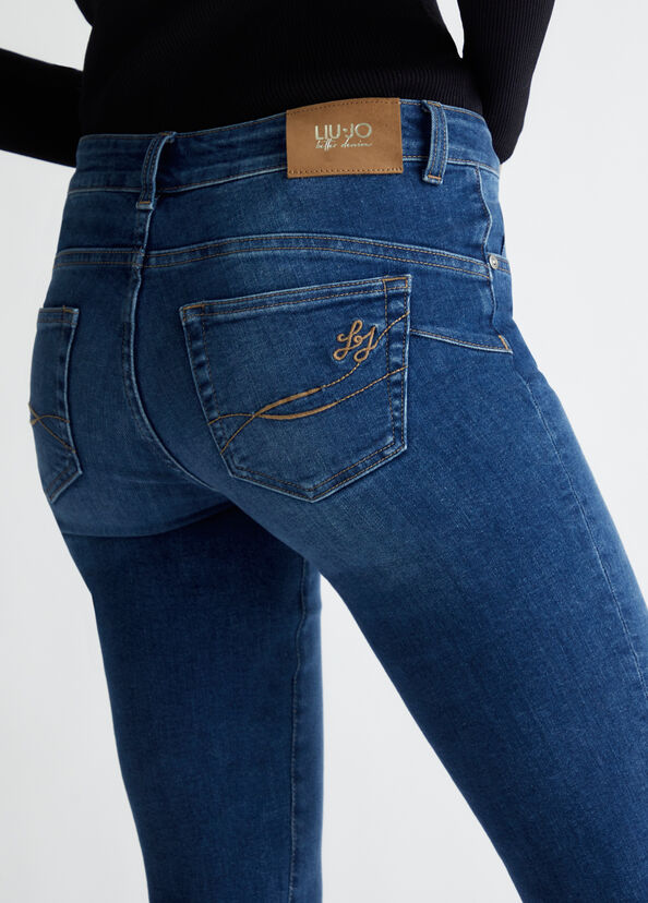 Liu Jo Jeans skinny bottom up In Saldo