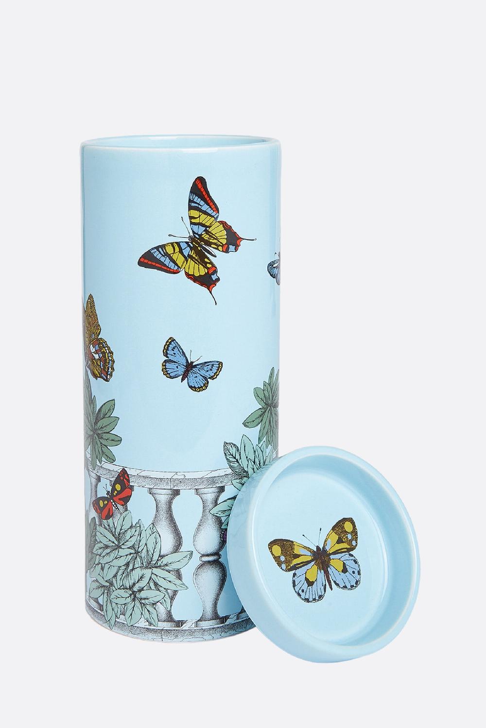 FORNASETTI candela profumata Nel Mentre con Decoro Farfalle e Balaustra Negozi Online