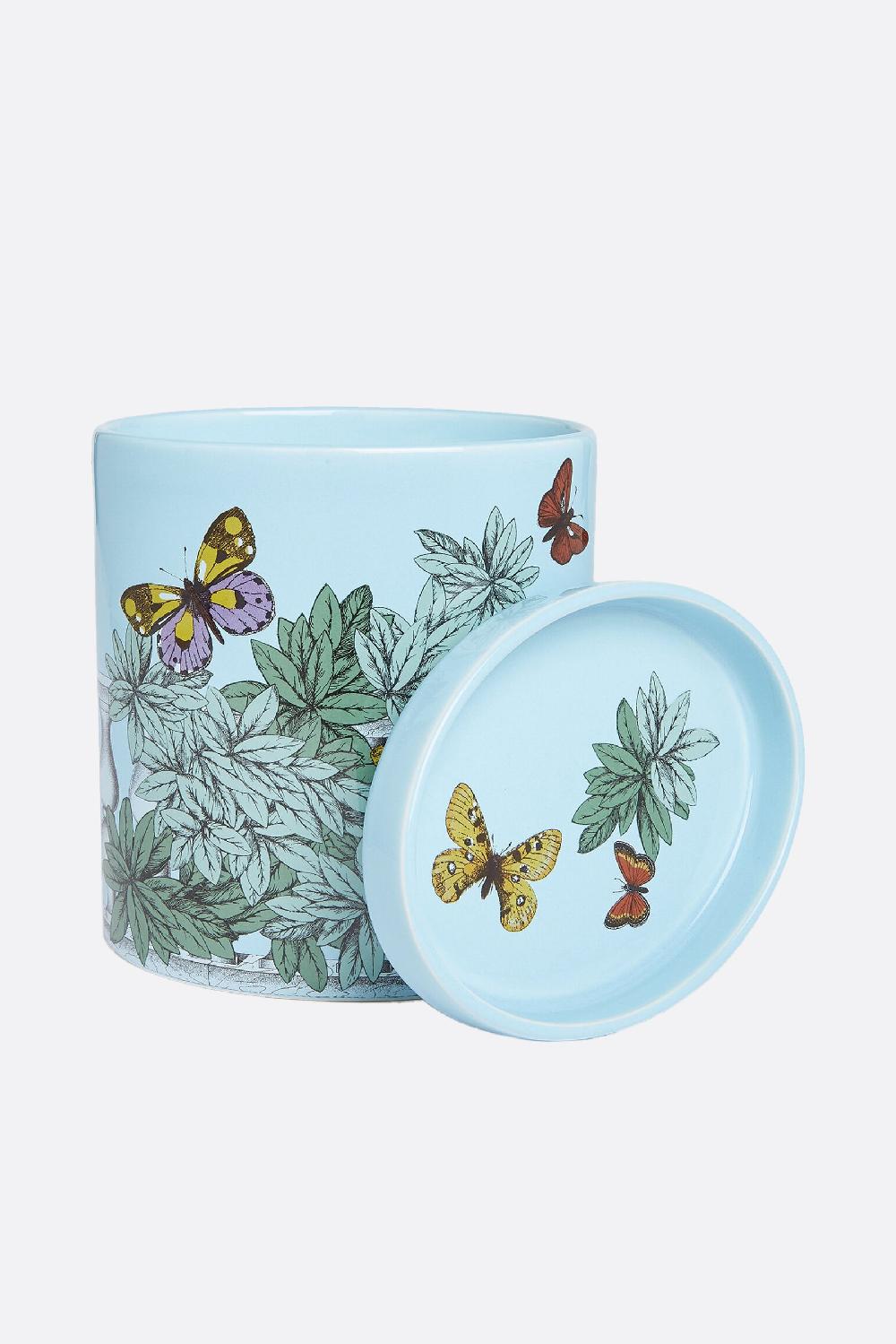 FORNASETTI candela profumata grande Decoro Farfalle e Balaustra Fino Al -60%
