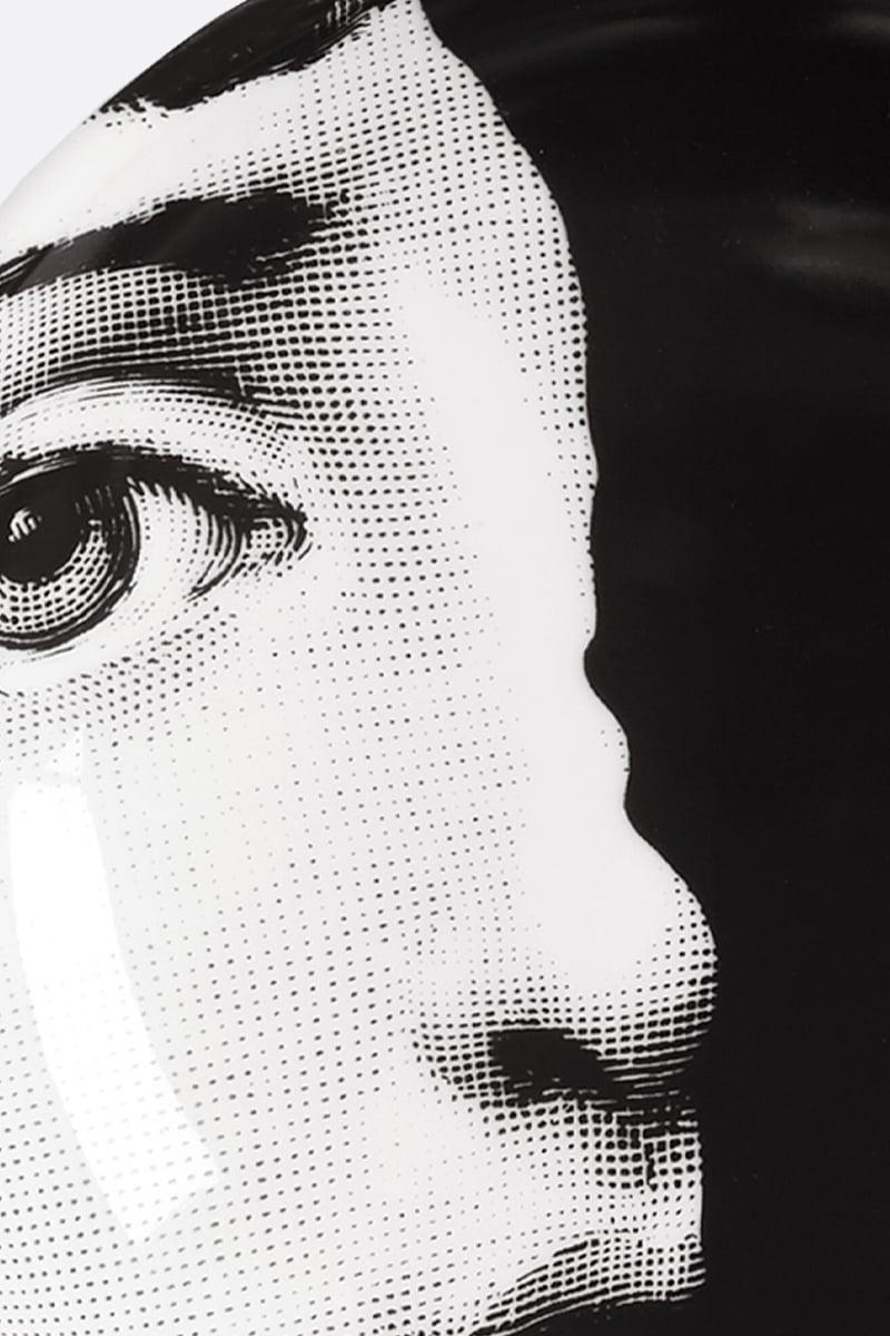 FORNASETTI posacenere rotondo Tema e Variazioni N° 10 in porcellana Sottocosto