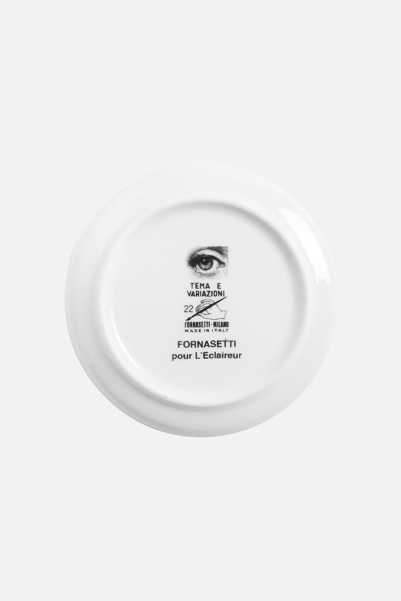 FORNASETTI sottobicchiere Tema e Variazioni N° 22 in porcellana Sconto