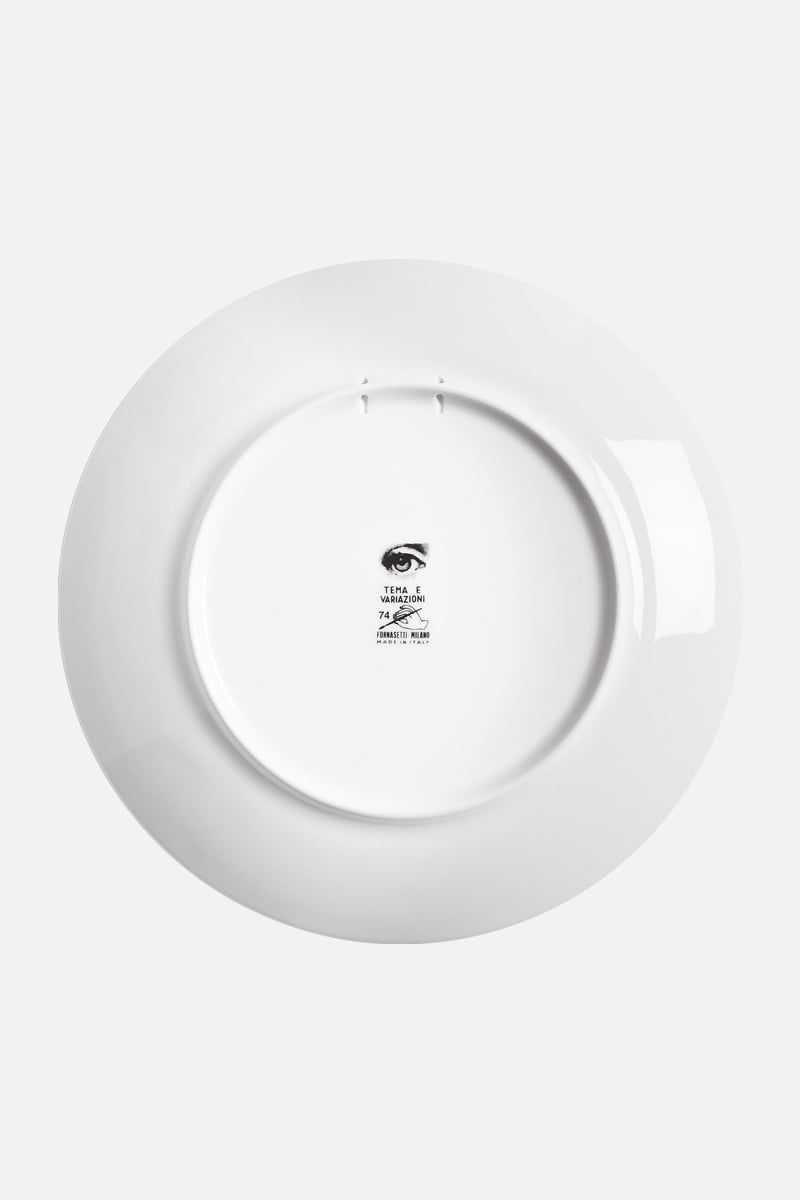 FORNASETTI piatto Tema e Variazione N° 74 in porcellana I Più Venduti