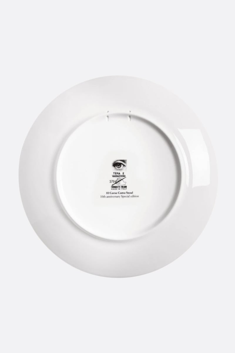 FORNASETTI piatto Tema e Variazioni N° 379 in porcellana In Saldo