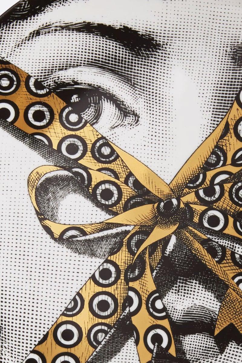 FORNASETTI piatto Tema e Variazioni N° 379 in porcellana In Saldo