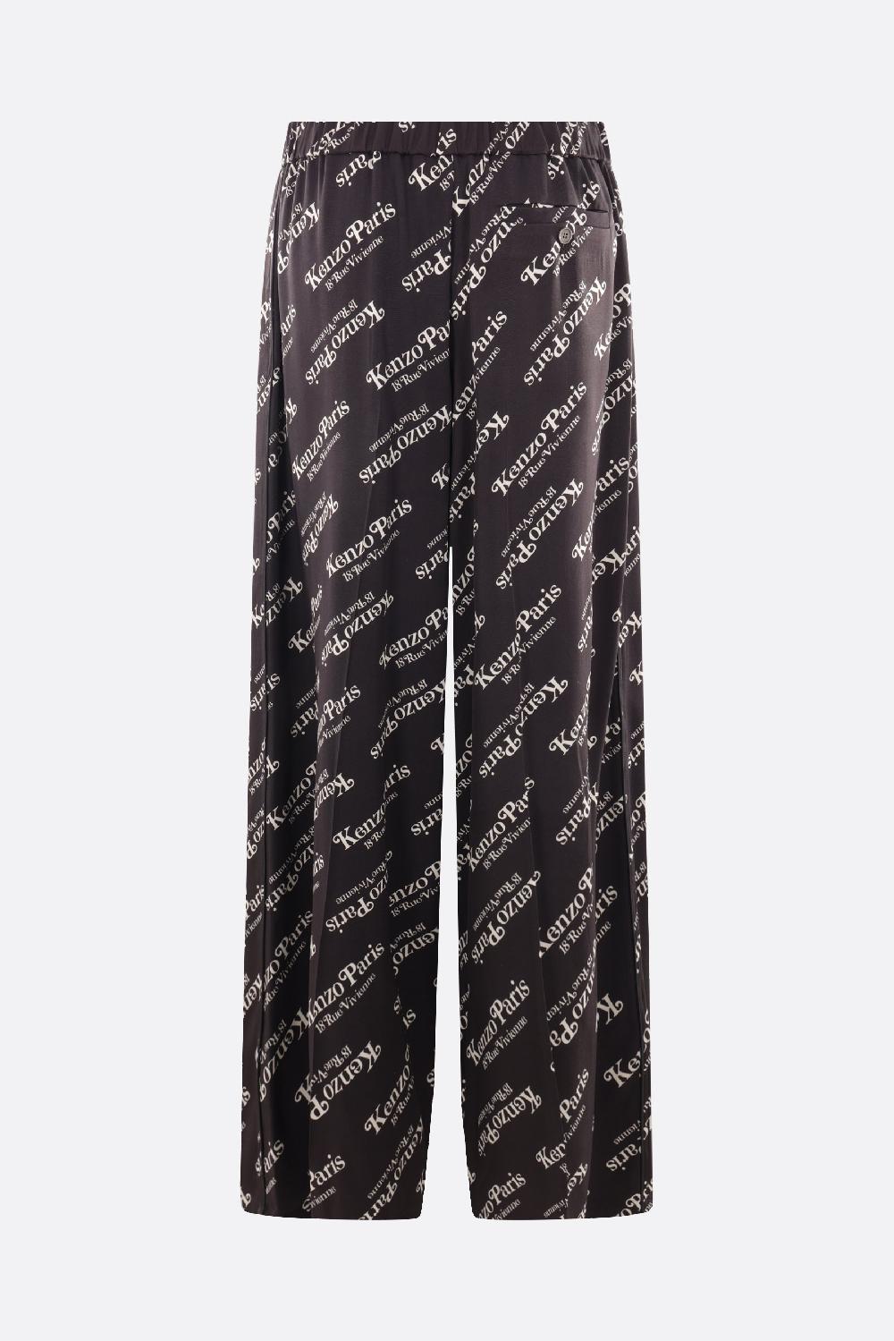 KENZO pantalone a gamba larga A KENZO by Verdy in twill Grande vendita