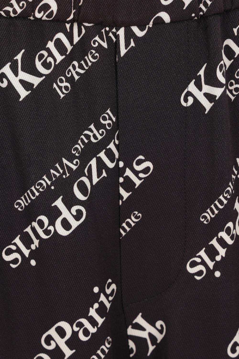 KENZO pantalone a gamba larga A KENZO by Verdy in twill Grande vendita