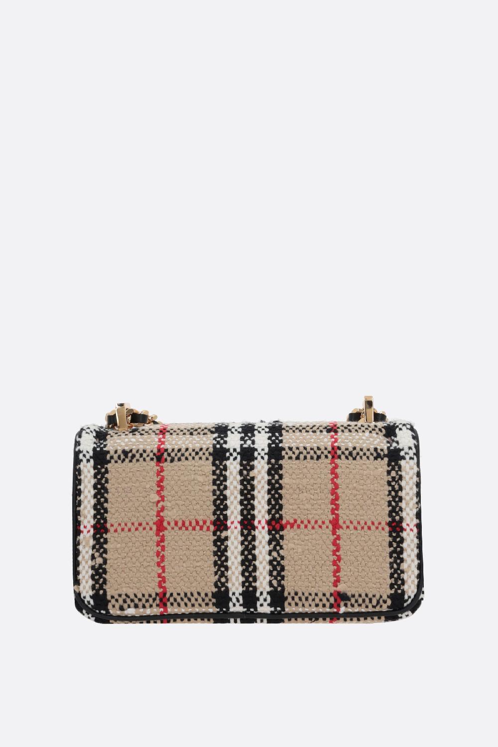 BURBERRY borsa a tracolla Lola mini in bouclé Shopping online